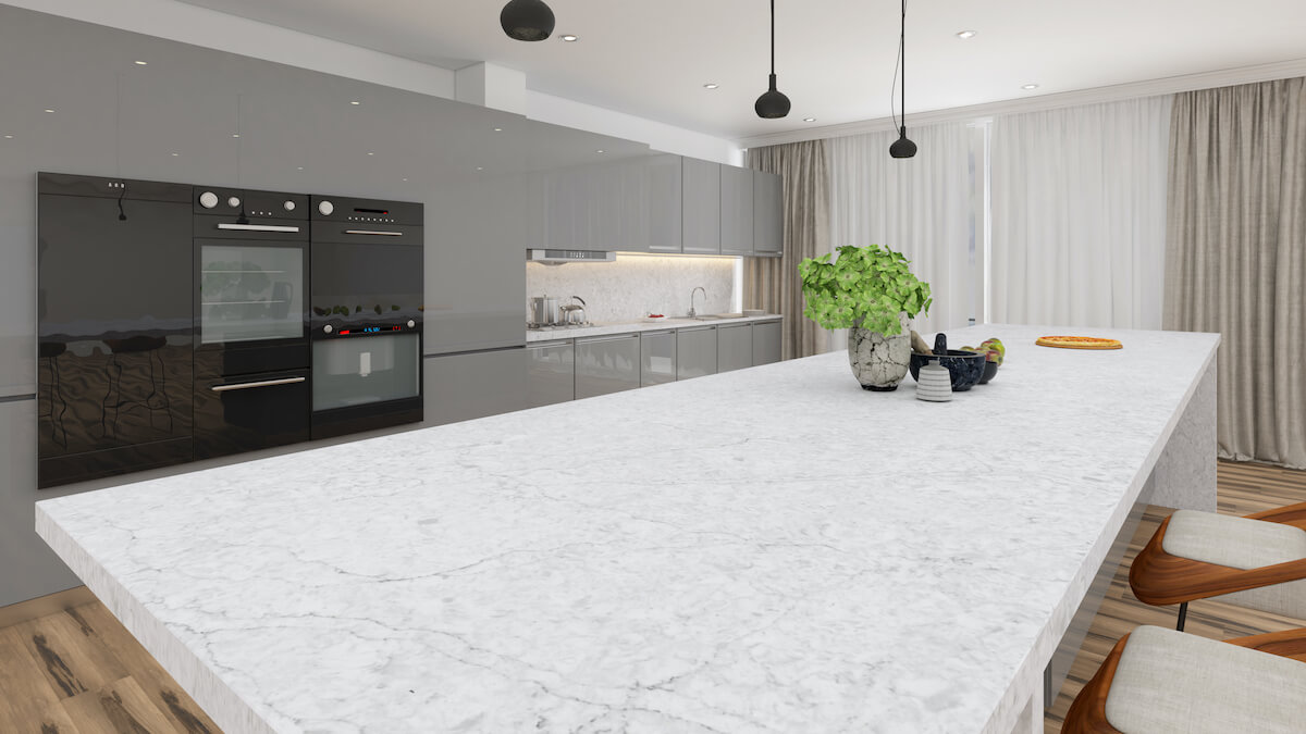 Fugen Stone Carrara Satinato Quartz - Suffolk - Leiston