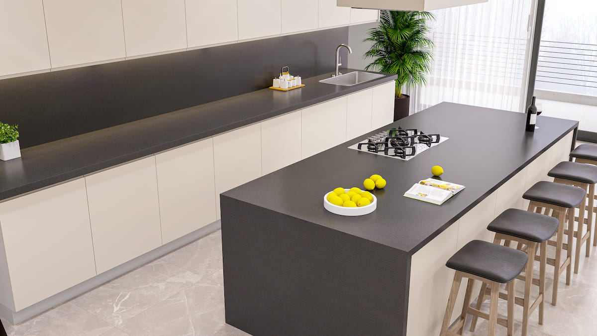 Fugen Stone Dark Grey Quartz - Suffolk - Felixtowe